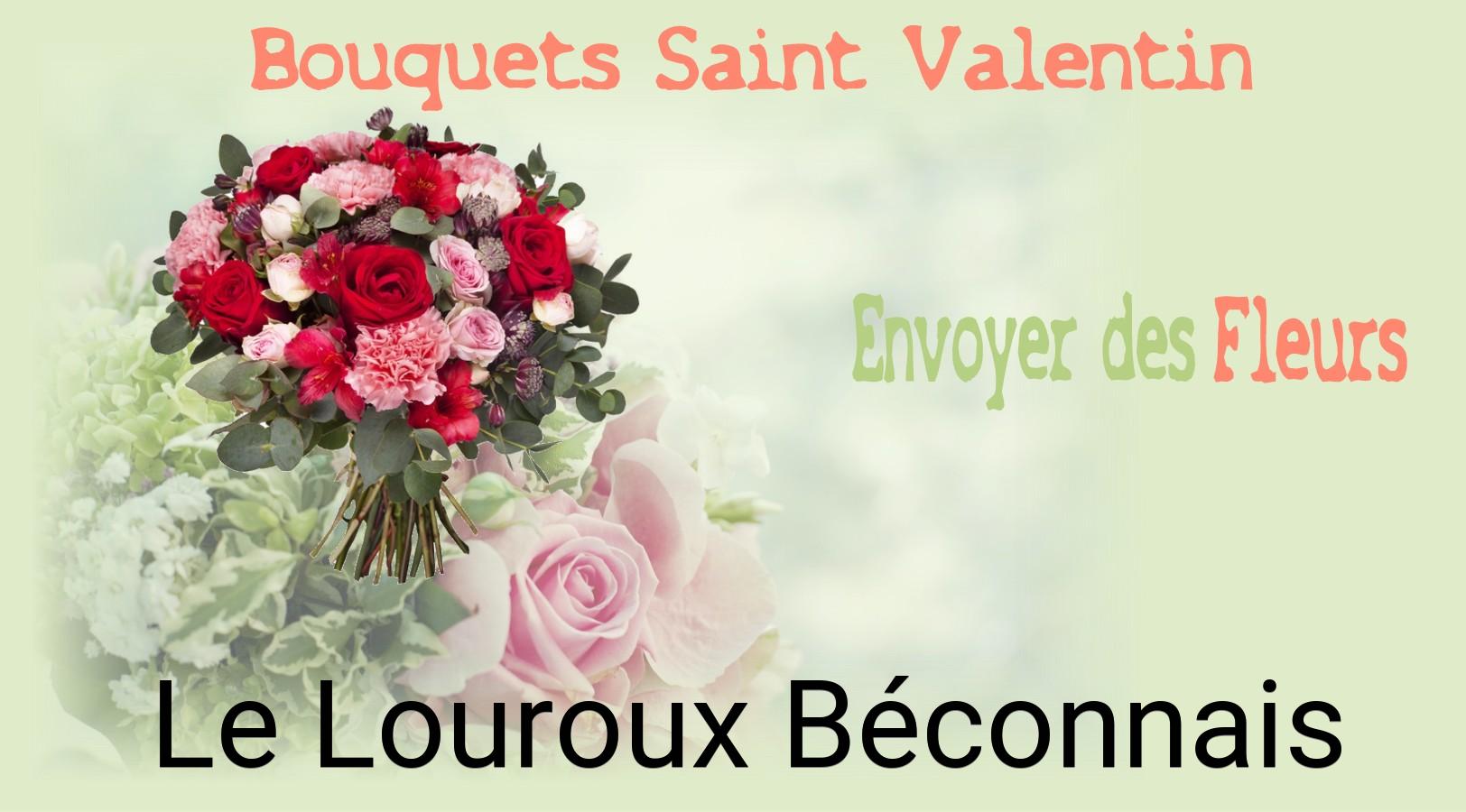 Roses de Saint-Valentin livrées à Le Louroux-Béconnais